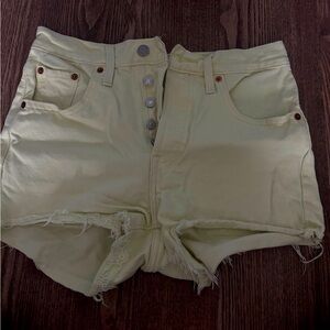 Yellow Levi’s Shorts